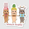 weenie angels sticker