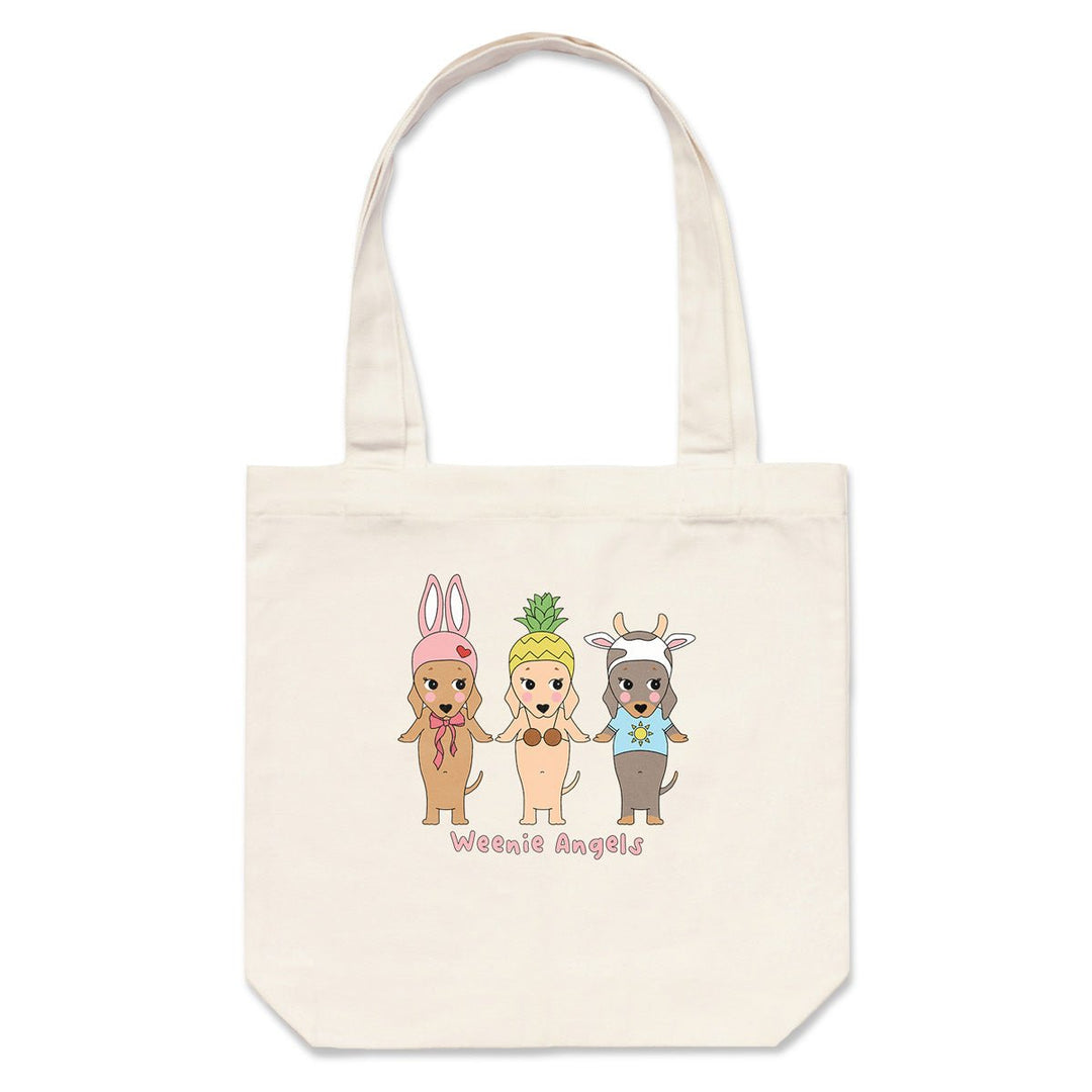 weenie angels tote bag - bean goods