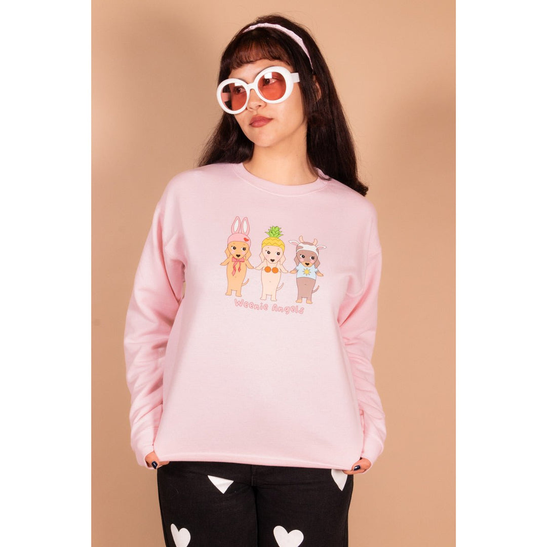 weenie angels unisex crew sweatshirt - bean goods