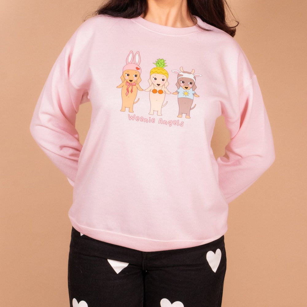 weenie angels unisex crew sweatshirt - bean goods