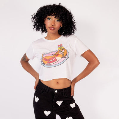 weenie hut jr’s cropped tee - bean goods