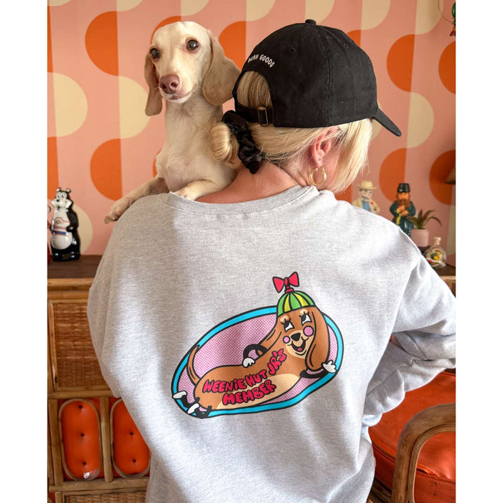 weenie hut jr’s unisex crew sweatshirt - bean goods