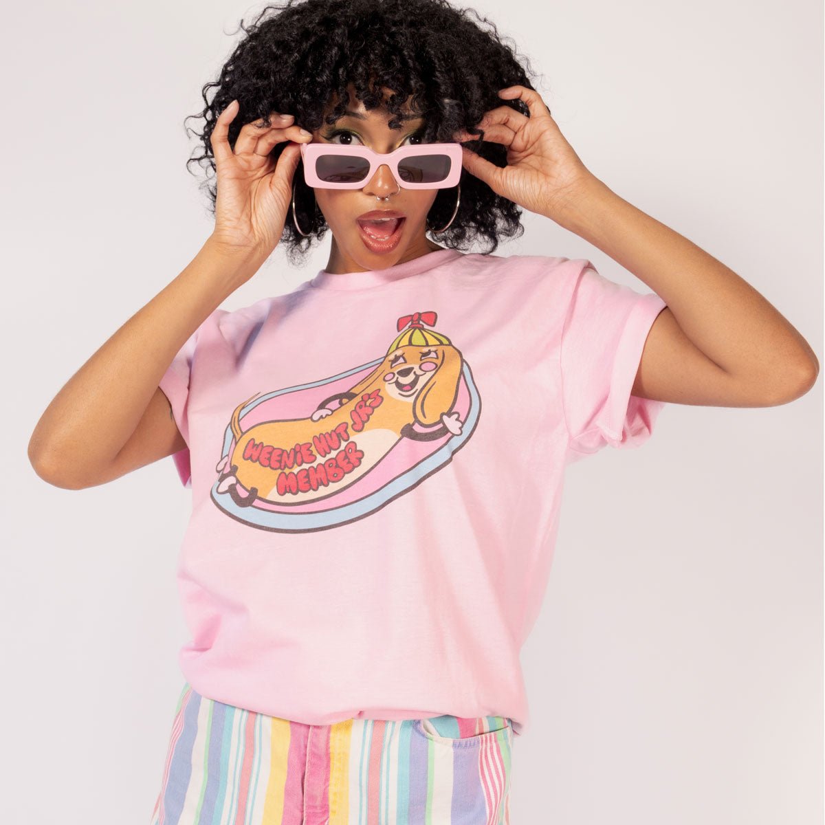 weenie hut jr’s unisex tee | bubblegum - bean goods