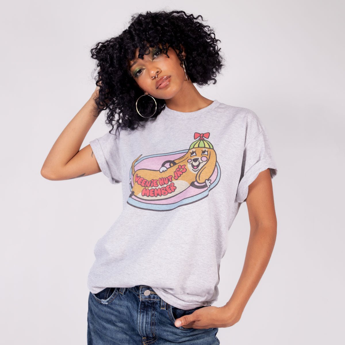 weenie hut jr’s unisex tee | grillin’ grey - bean goods