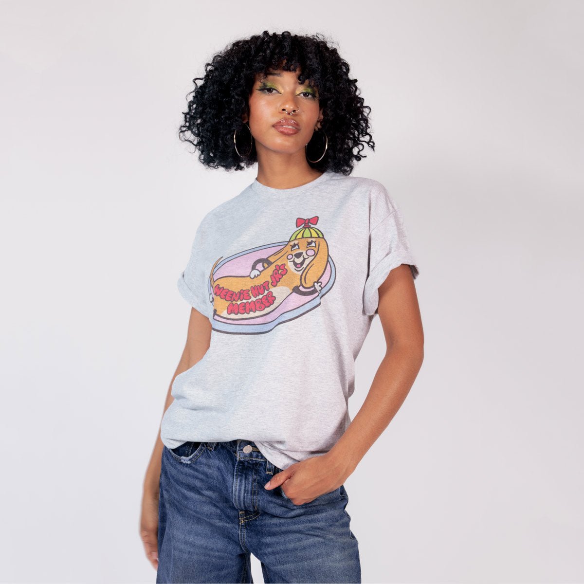 weenie hut jr’s unisex tee | grillin’ grey - bean goods