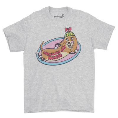 weenie hut jr’s unisex tee | grillin’ grey - bean goods