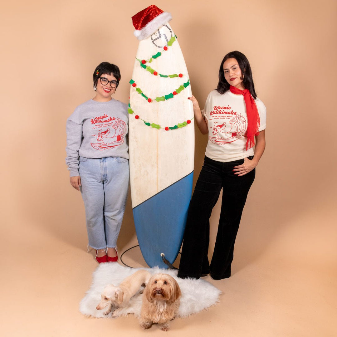 weenie kalikimaka unisex tee - bean goods