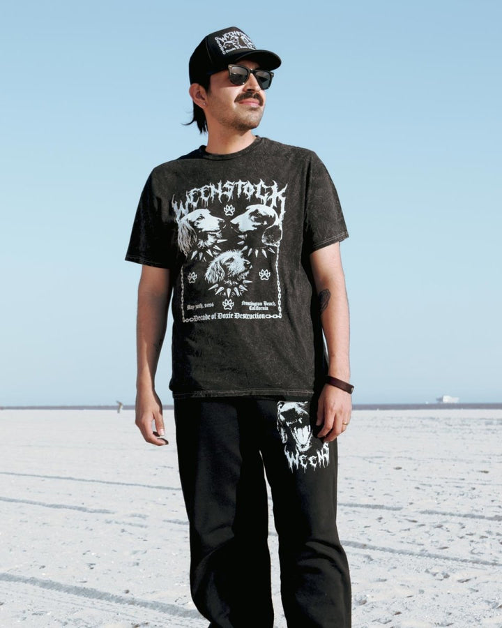 weenstock '26 festival tee | midnight mineral wash - bean goods