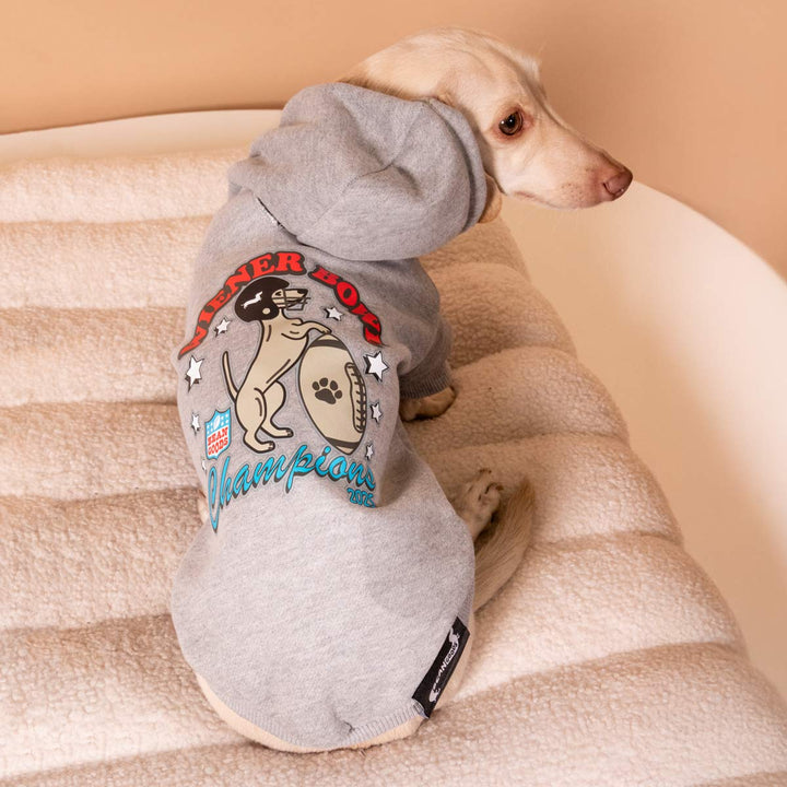 wiener bowl doxie hoodie - bean goods