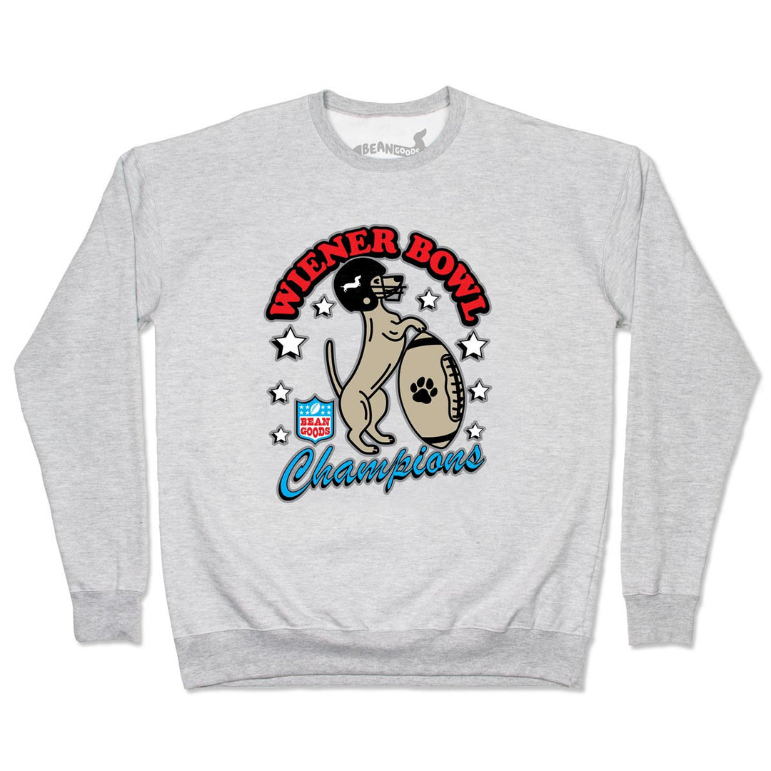 wiener bowl unisex crew sweatshirt - bean goods