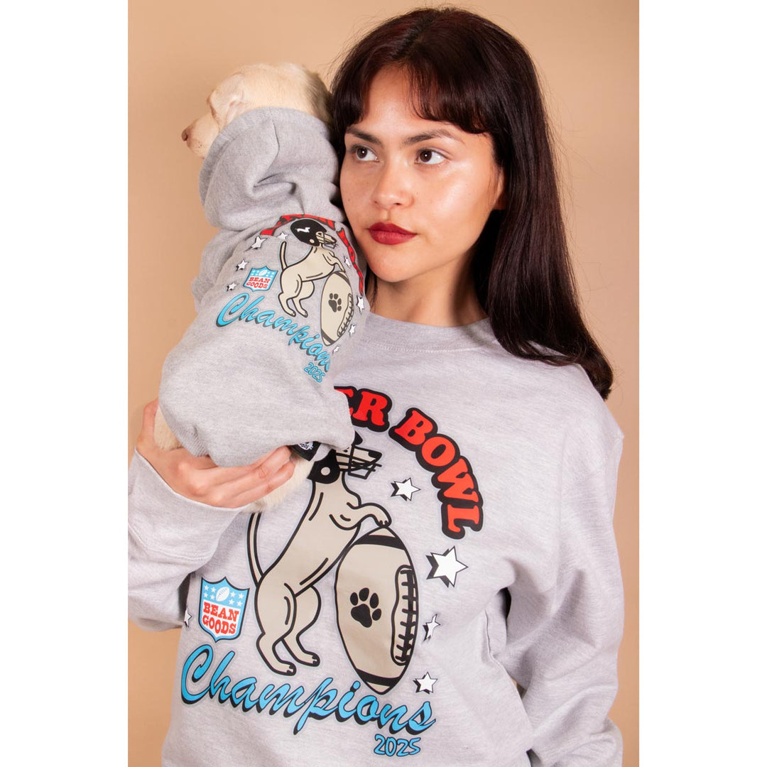 wiener bowl unisex crew sweatshirt - bean goods