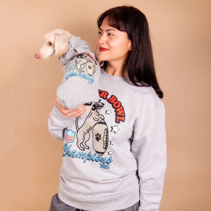 wiener bowl unisex crew sweatshirt - bean goods