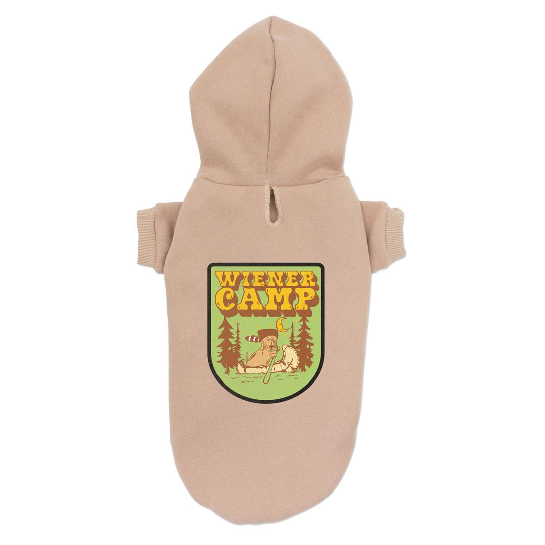 wiener camp dog hoodie - bean goods