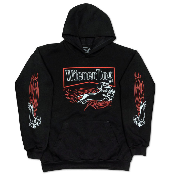 wiener dog racing unisex hoodie | heritage edition - bean goods