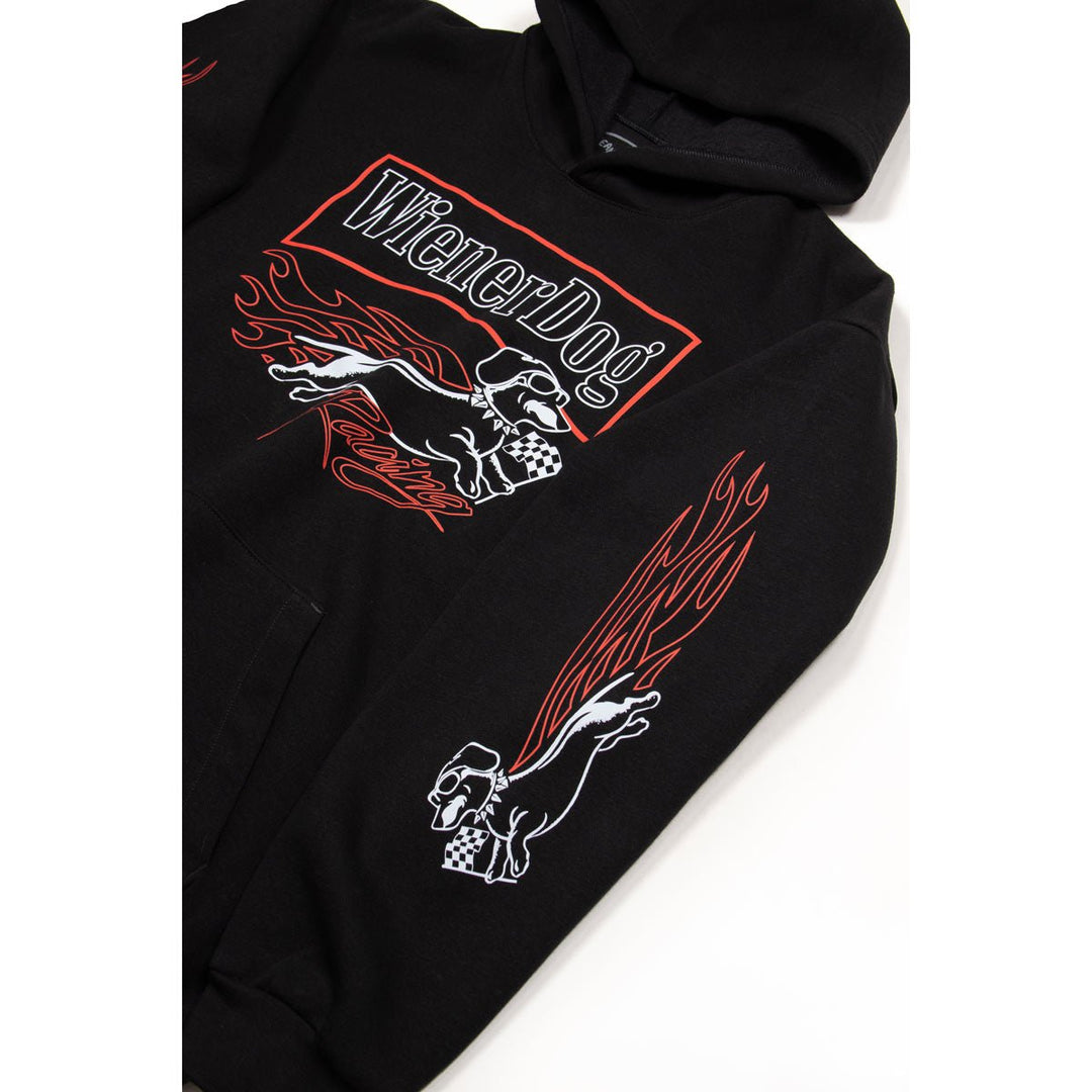 wiener dog racing unisex hoodie | heritage edition - bean goods