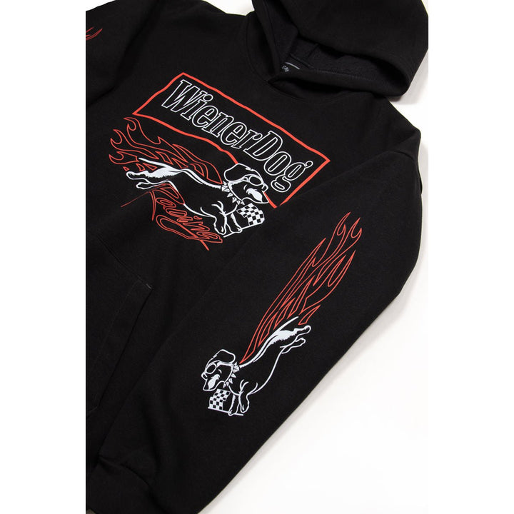 wiener dog racing unisex hoodie | heritage edition - bean goods