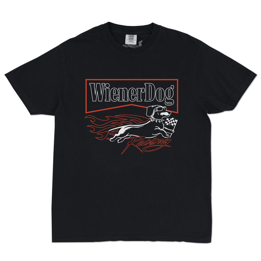 wiener dog racing unisex tee | heritage edition - bean goods