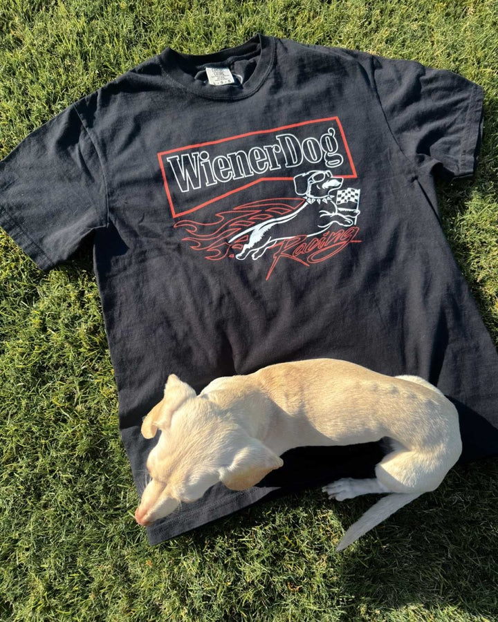 wiener dog racing unisex tee | heritage edition - bean goods