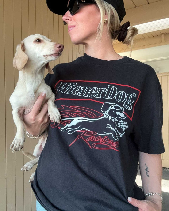 wiener dog racing unisex tee | heritage edition - bean goods