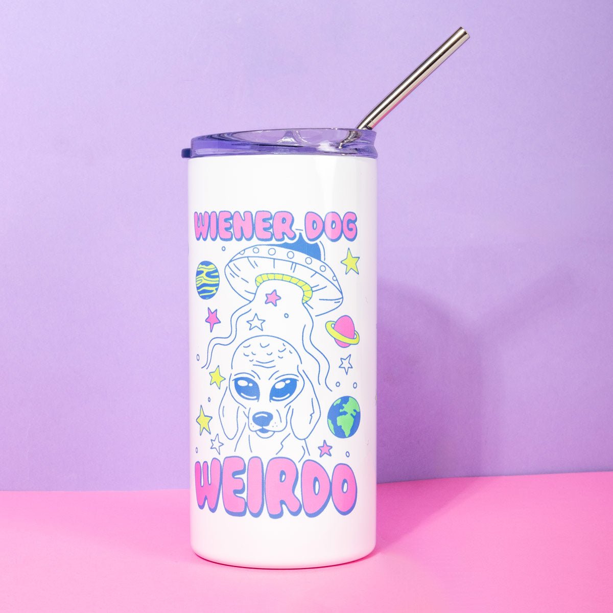 wiener dog weirdo tumbler - bean goods