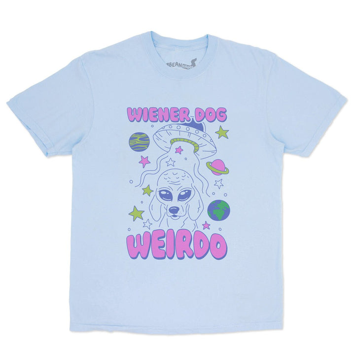 wiener dog weirdo unisex tee | martian mist - bean goods