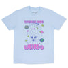 wiener dog weirdo unisex tee | martian mist