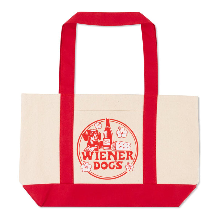 wiener dog’s maxi tote - bean goods