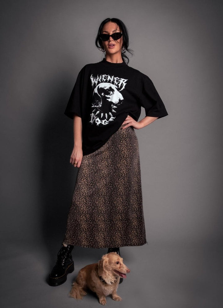 wiener dogs oversized unisex tee - bean goods