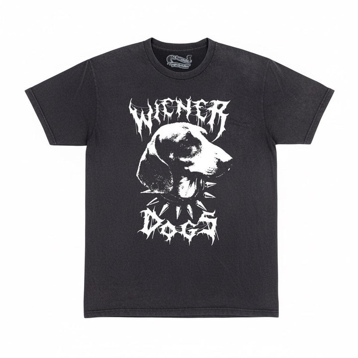 wiener dogs unisex tee | black mineral wash - bean goods