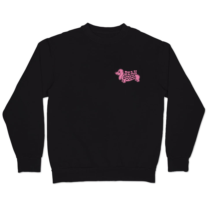 wiener party crew sweatshirt - bean goods