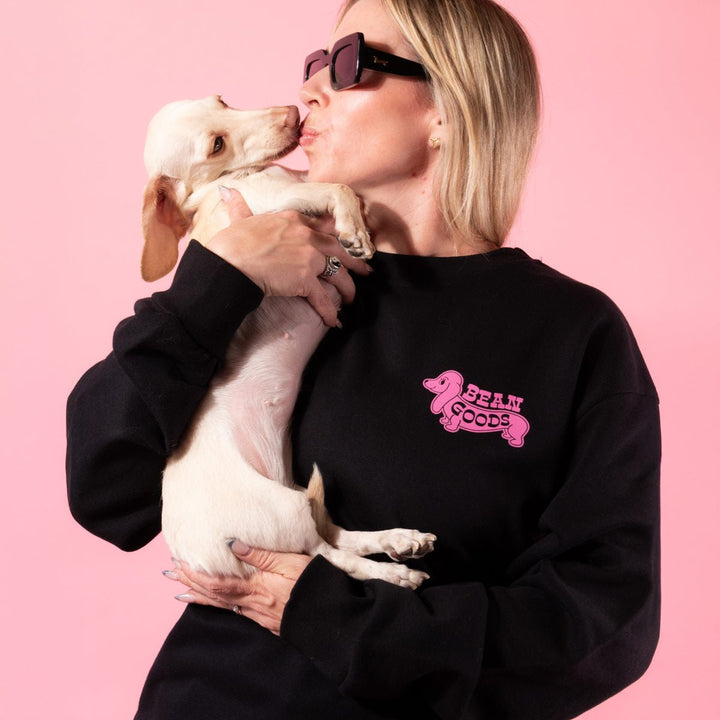 wiener party crew sweatshirt - bean goods