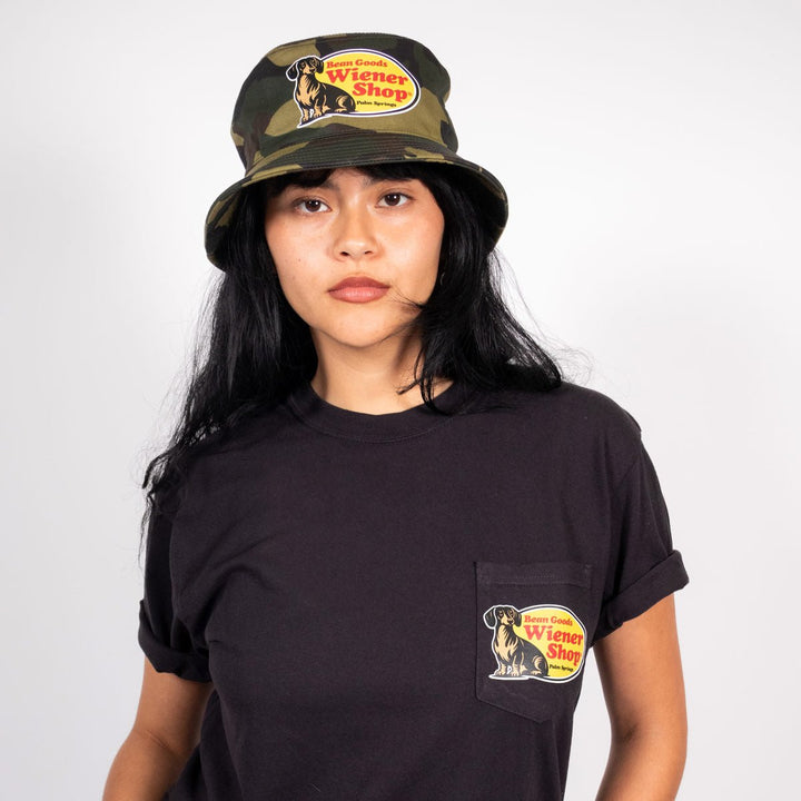 wiener shop bucket hat - bean goods