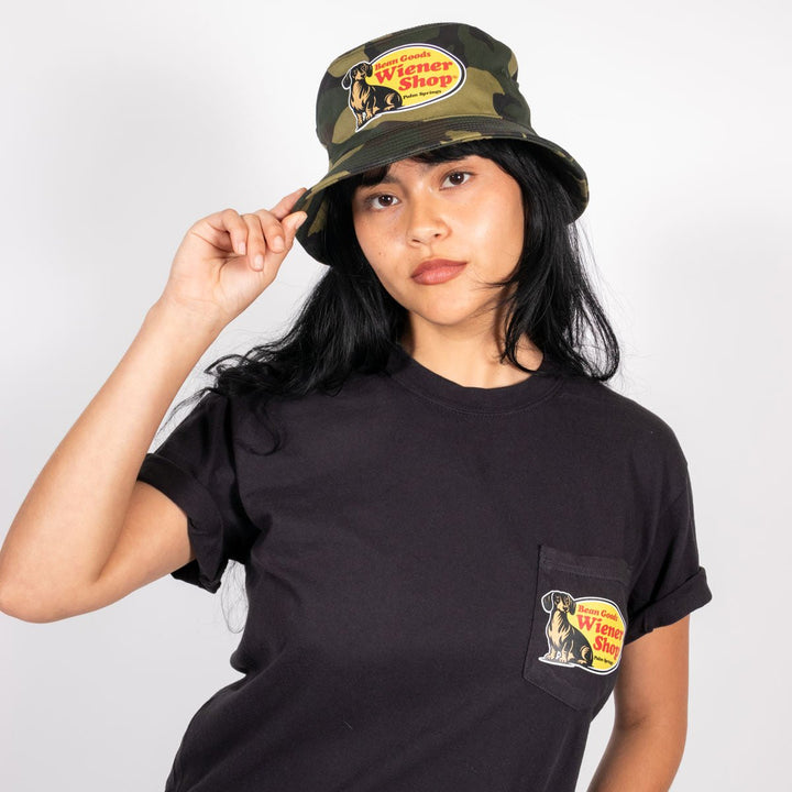 wiener shop bucket hat - bean goods