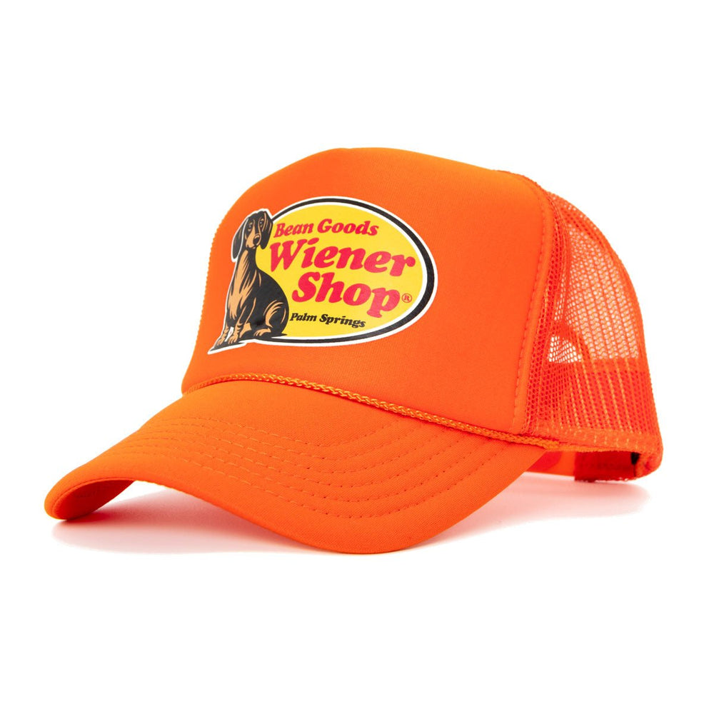 wiener shop hat | hunter orange - bean goods