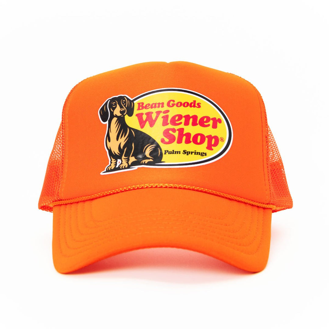 wiener shop hat | hunter orange - bean goods