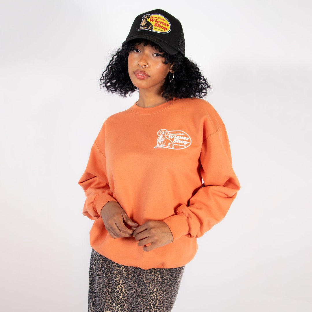 wiener shop unisex crew sweatshirt - bean goods