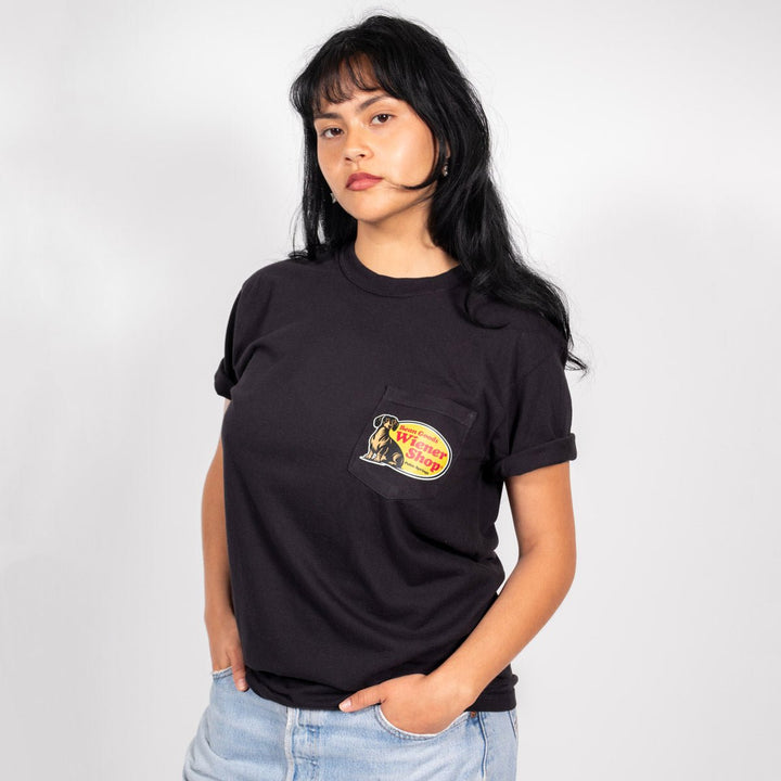 wiener shop unisex pocket tee - bean goods