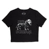 wieners make me scream ribbed cropped tee