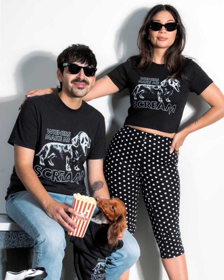 wieners make me scream unisex tee - bean goods