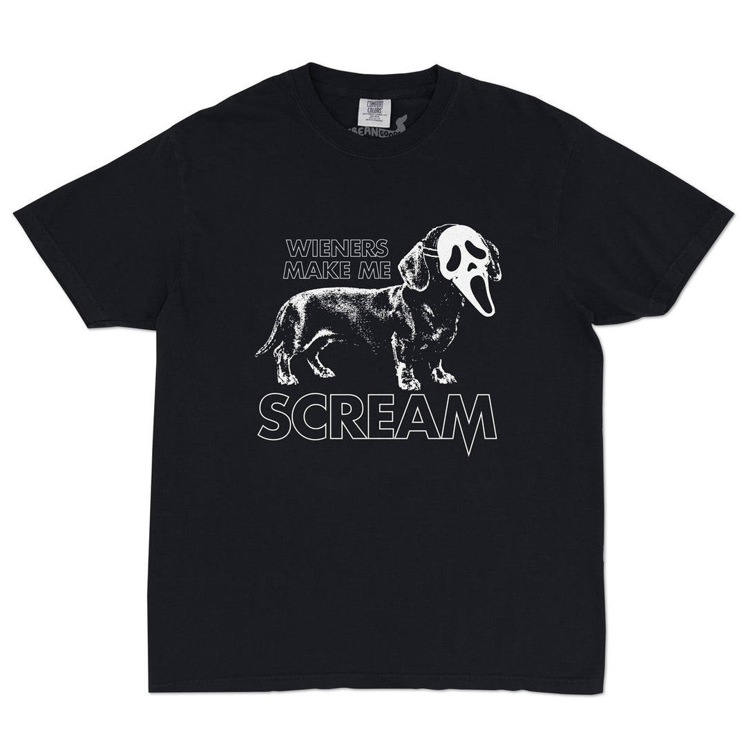 wieners make me scream unisex tee - bean goods