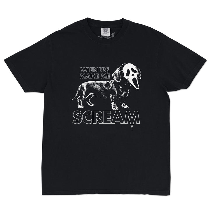 wieners make me scream unisex tee - bean goods