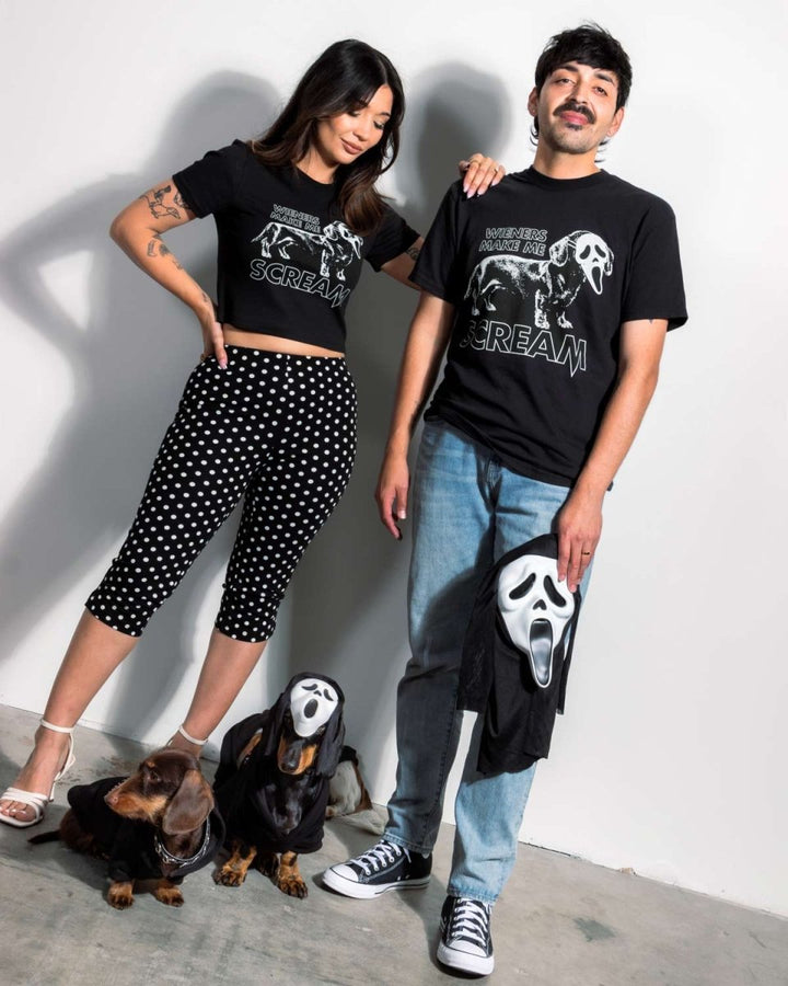 wieners make me scream unisex tee - bean goods