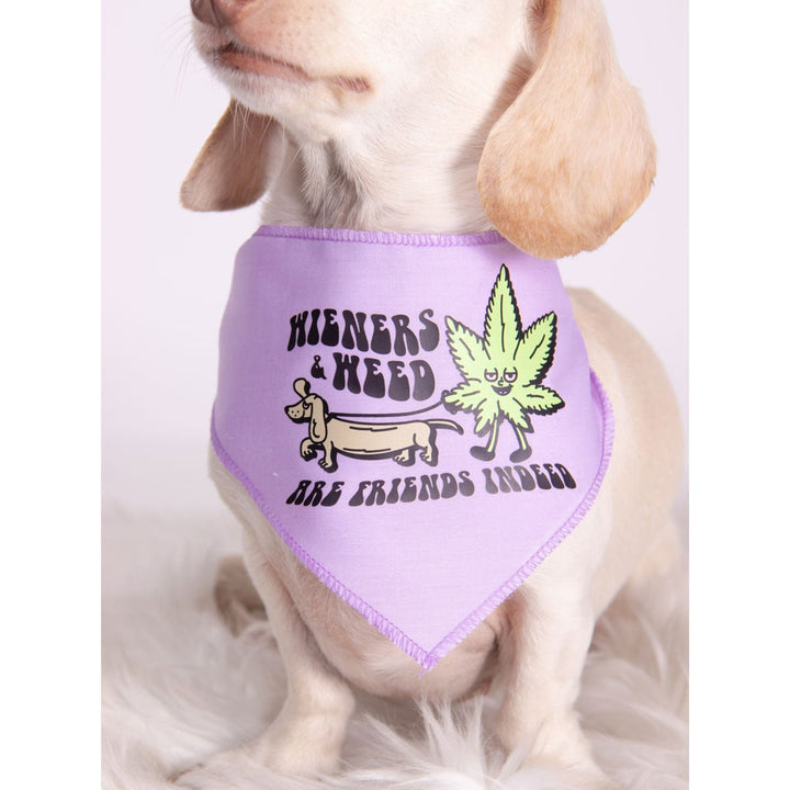 wieners & weed dog bandana - bean goods