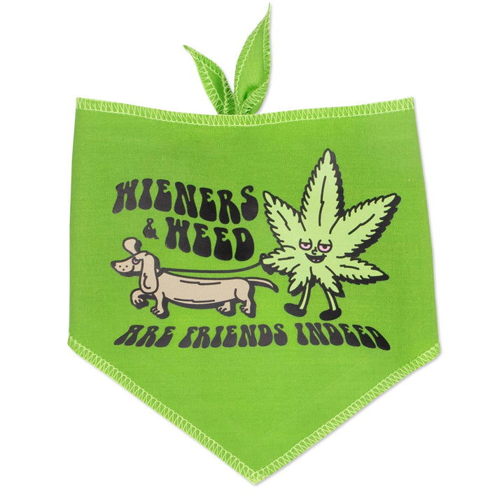 wieners & weed dog bandana - bean goods