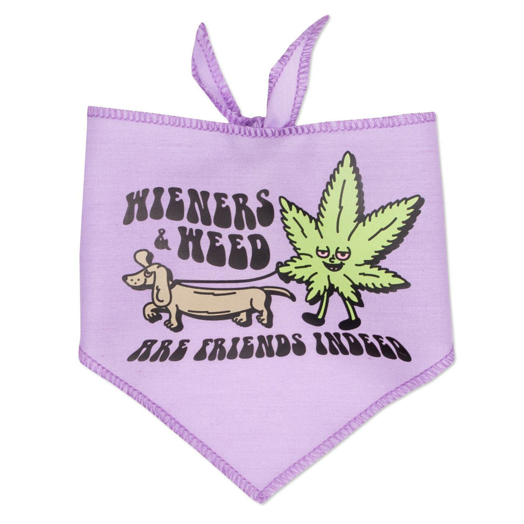 wieners & weed dog bandana - bean goods