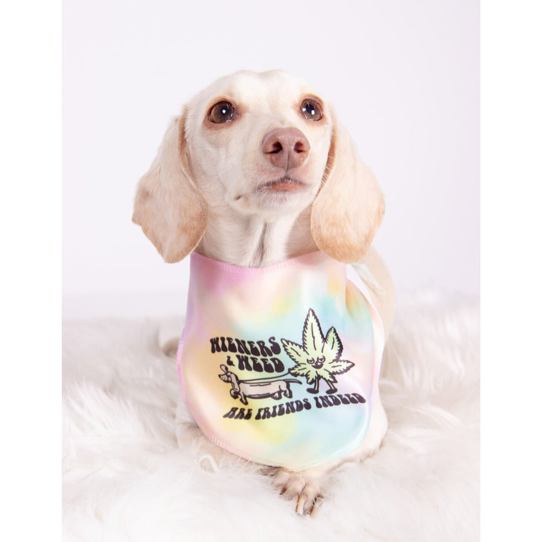 wieners & weed dog bandana - bean goods