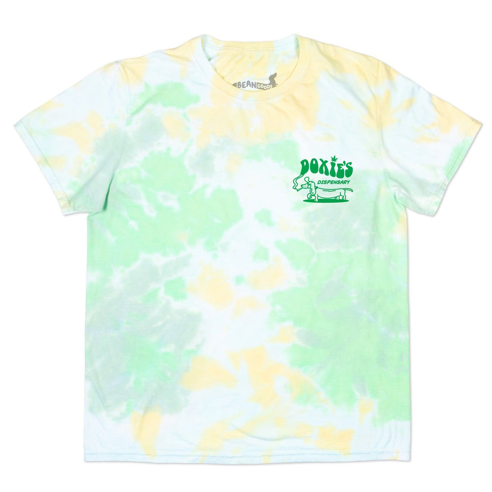 wieners & weed unisex tie-dye tee - bean goods