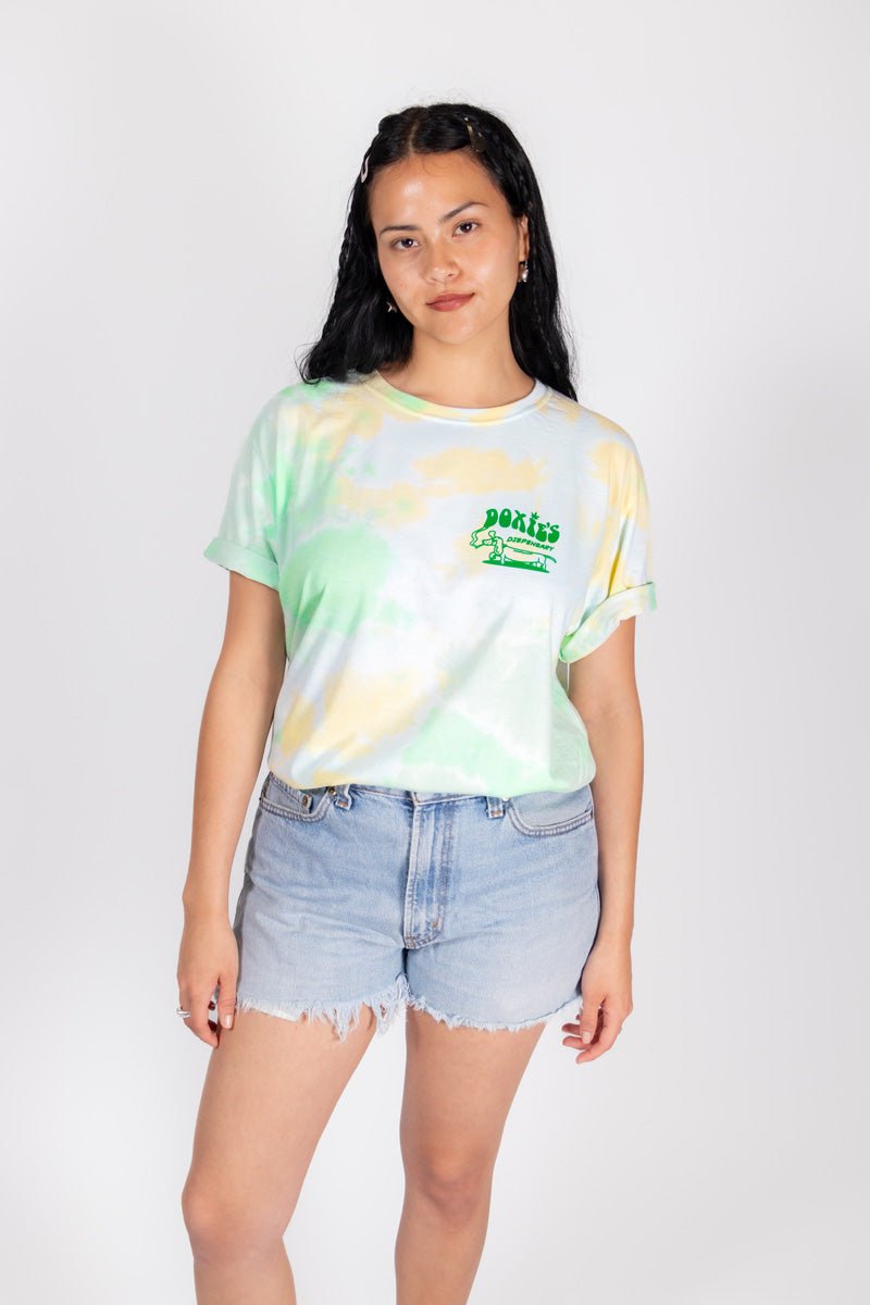 wieners & weed unisex tie-dye tee - bean goods