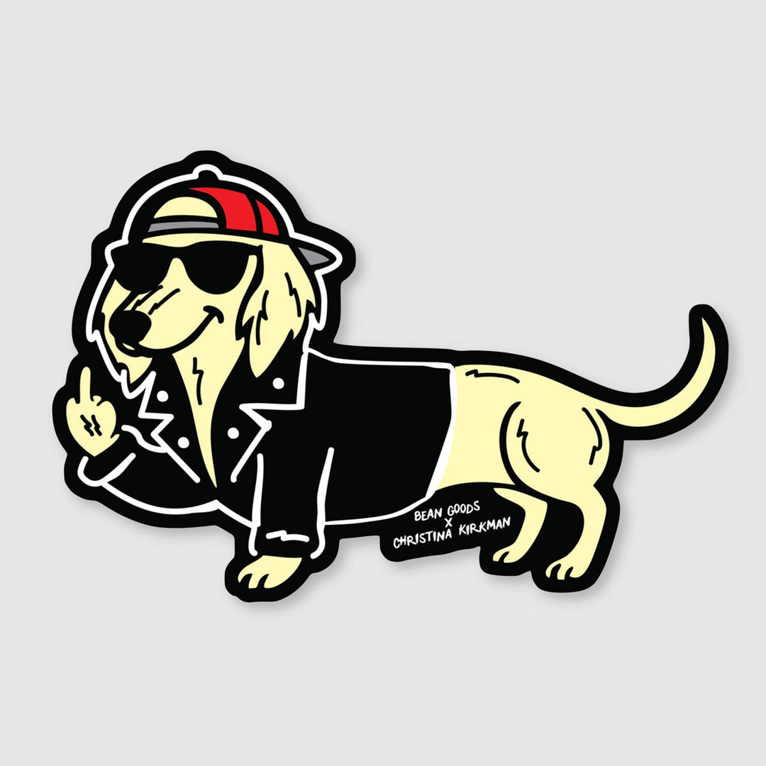 winston sticker - bean goods