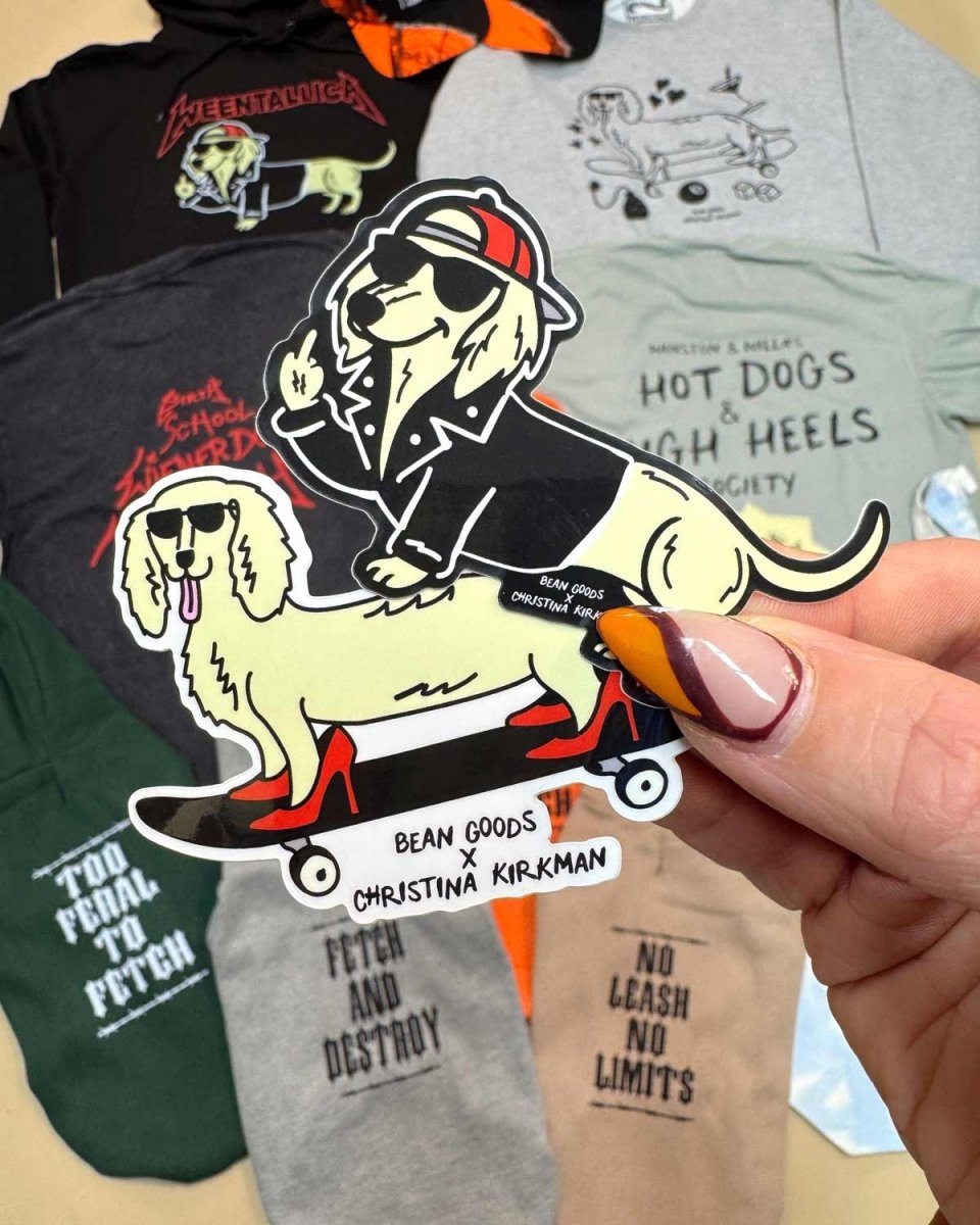 winston sticker - bean goods